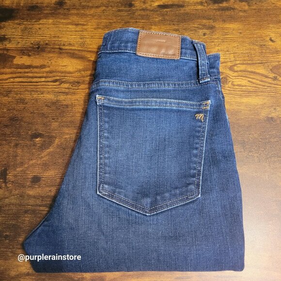 Madewell Jeans 27 P Skinny 10" High Rise Hayes Wash Tummy Control Stretch Denim - Picture 3 of 14